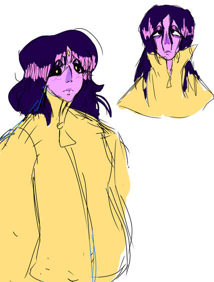 Unnamed Character concept sketches - 2025